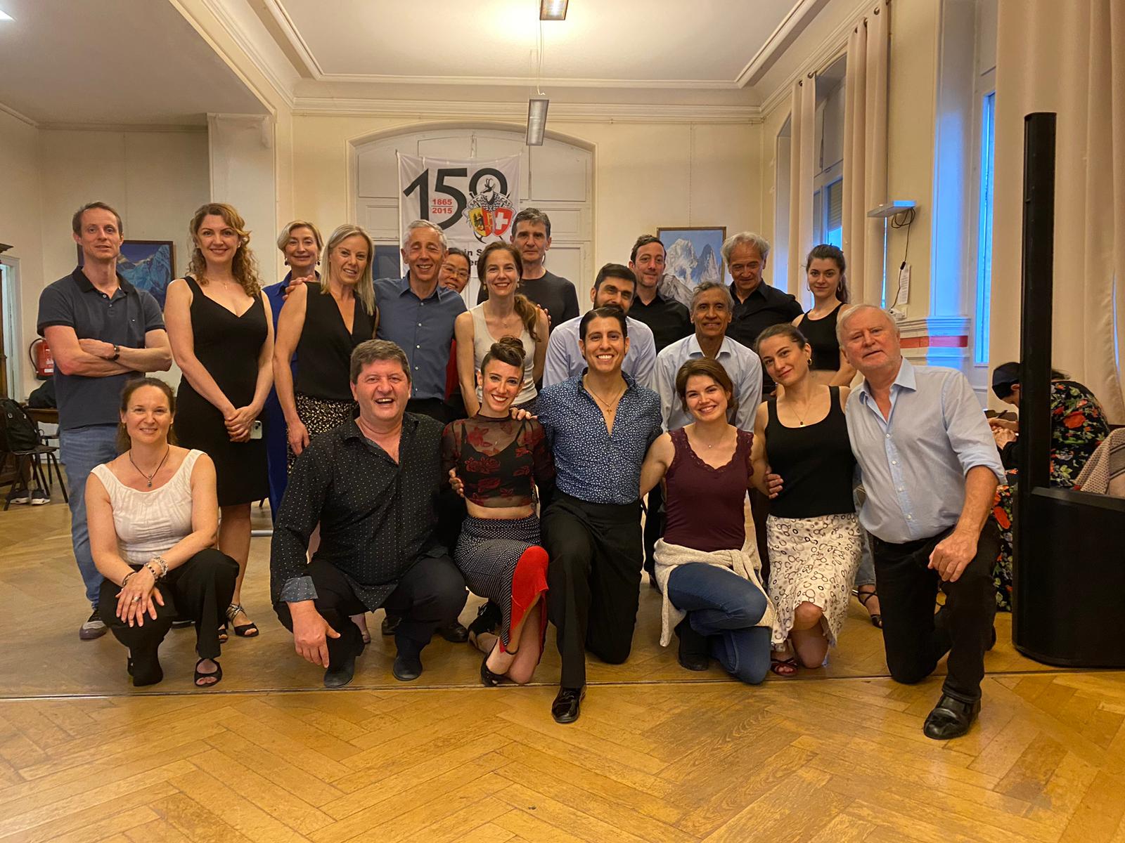 Souvenir du 2e stage avec Matias Rivas et Elizabeth Cordone