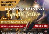 Dimanche 28 décembre 2025 / Milonga Espiritu festivo