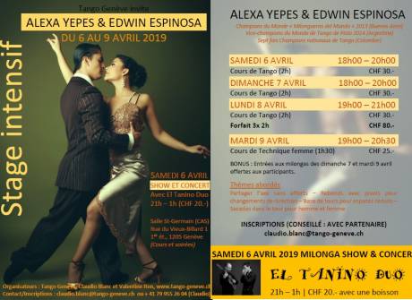 AVRIL 2019 - STAGE AVEC ALEXA &amp; EDWIN