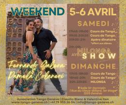 Weekend 5-6 avril 2025 / Fernando Galera et Pamela Colaneri