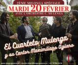 Mardi 20 février / CUARTETO MULENGA Y SU CANTOR
