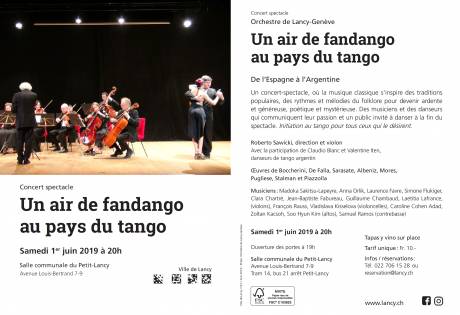 1er JUIN 2019 - SPECTACLE &amp; MILONGA