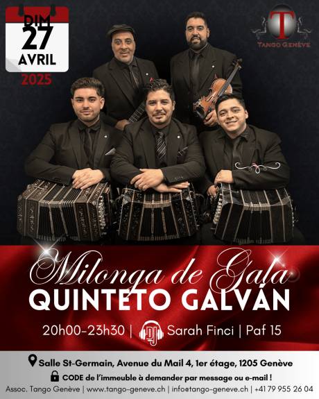 Dimanche 27 avril / Quinteto Galván