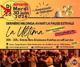 Dernière Milonga avant la pause estivale / 30 juin 2026